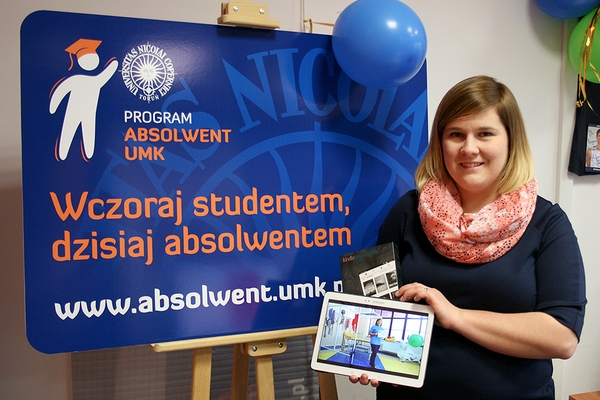 Natalia Antkowiak, absolwentka fizjoterapii 2015 z Torunia [fot. Anna Bielawiec-Osińska]