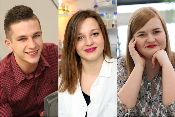 Na zdjęciu (od lewej): P. Baran, J. Gembala i K. Wos [fot. Andrzej Romański]