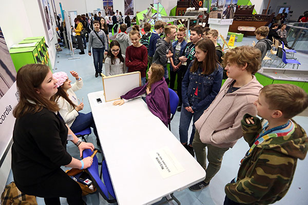 Pokazy studenckie w Centrum Nowoczesności Młyn Wiedzy [fot. Andrzej Romański]