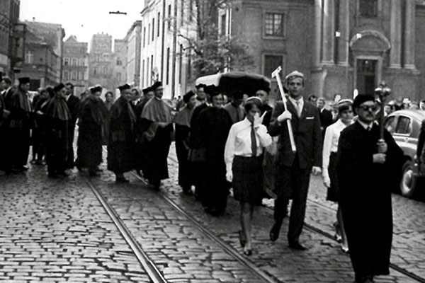Inauguracja roku akademickiego 1967-1968 na UMK