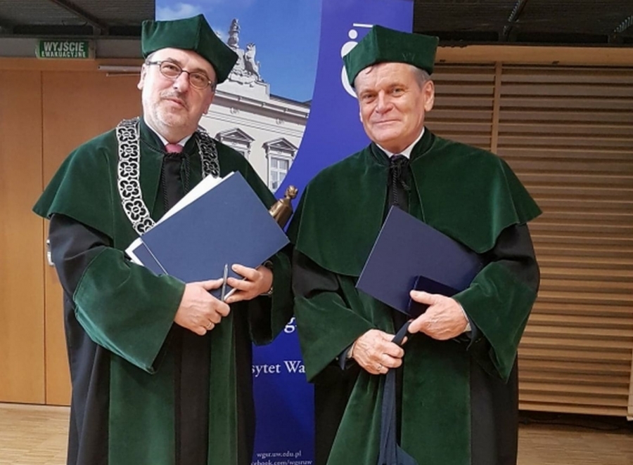 Prof. Leon Andrzejewski (po prawej) [fot. Nadesłane]